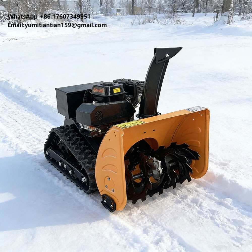 Robot Track - Samobieżna odśnieżarka zdalnie sterowana, bezprzewodowa, bezszczotkowa,
