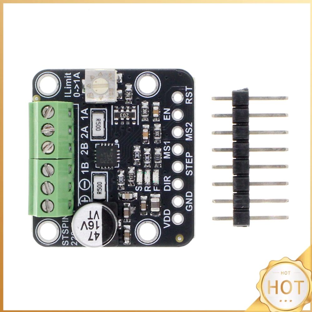 Motor Driver Module - Moduł sterowania silnikiem krokowym STSPIN220, rozdzielczość