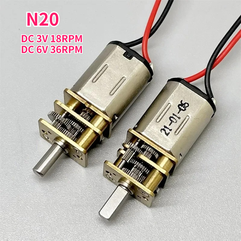 Geared Motor - Silnik przekładniowy N20 DC 3V 18