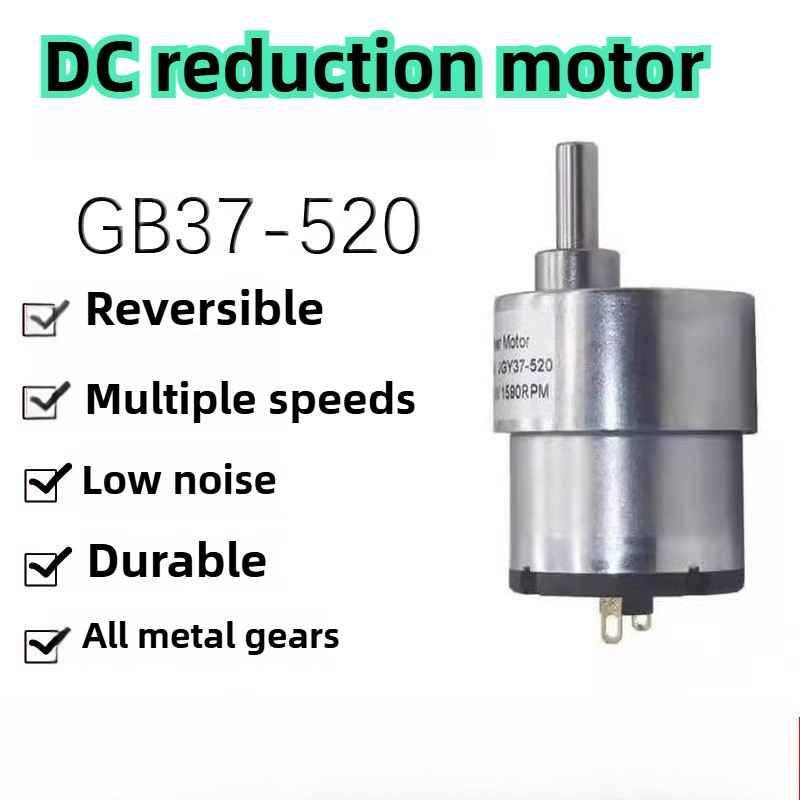 Geared Motor - Silnik z przekładnią 12V/24V DC, 7RPM
