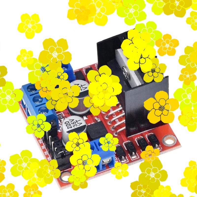 L298N Module - 1/2/5 szt. Moduł sterownika L298N, podwójny