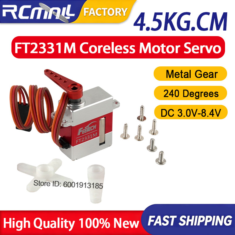 Robot Arm Metal - FT2331M Mikroserwomechanizm Cyfrowy 4.5KG Wysoki Moment