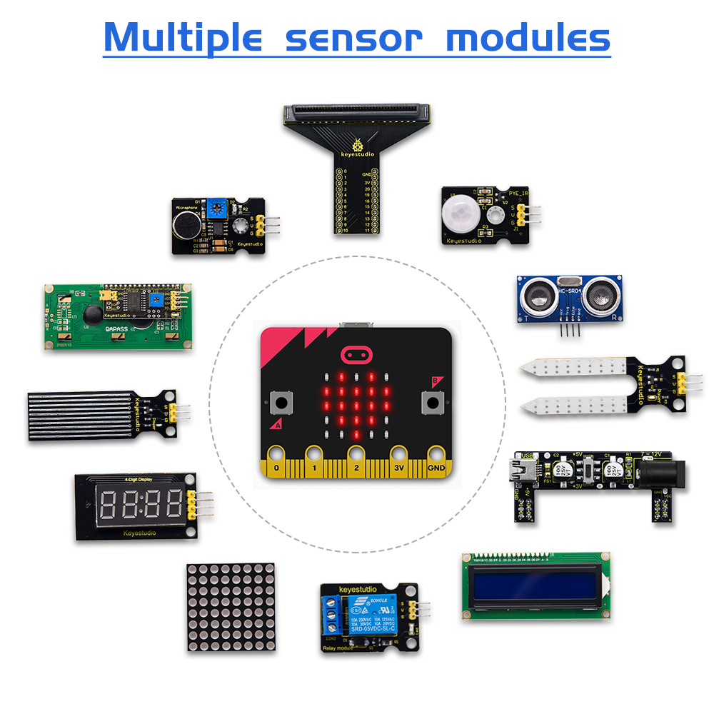 KEYESTUDIO Micro:bit V2 podsta – Microbit Robot recenzja i cena