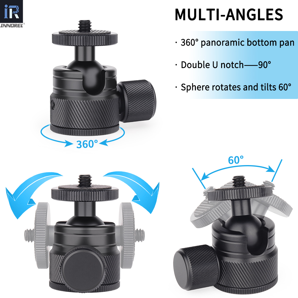 Głowica kulowa Mini Ball Head- – Pan Tilt Bracket recenzja i cena
