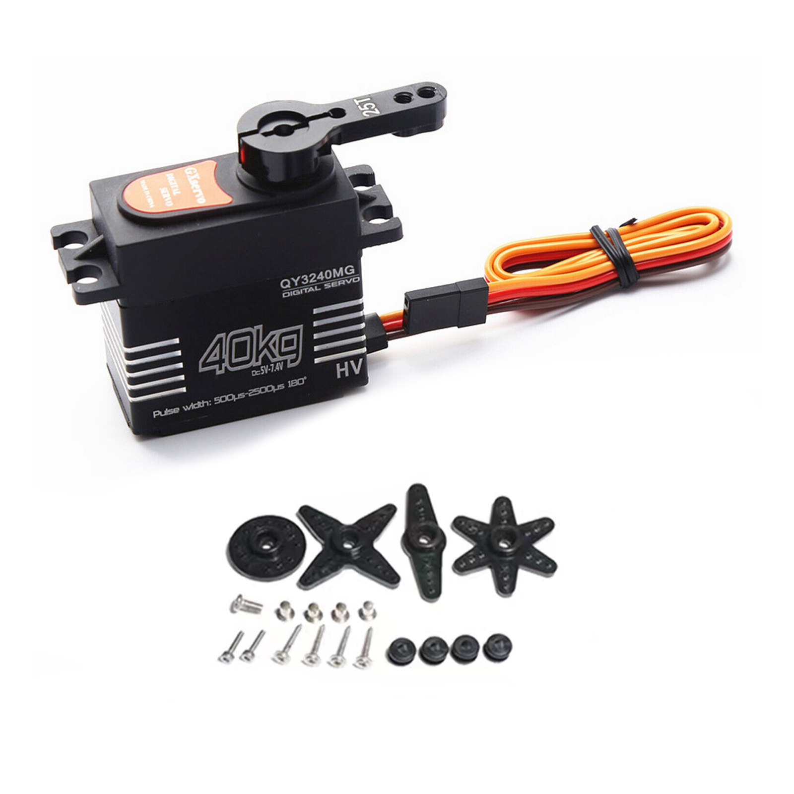 Serwomechanizm cyfrowy 40KG, w – Robot Arm Metal recenzja i cena