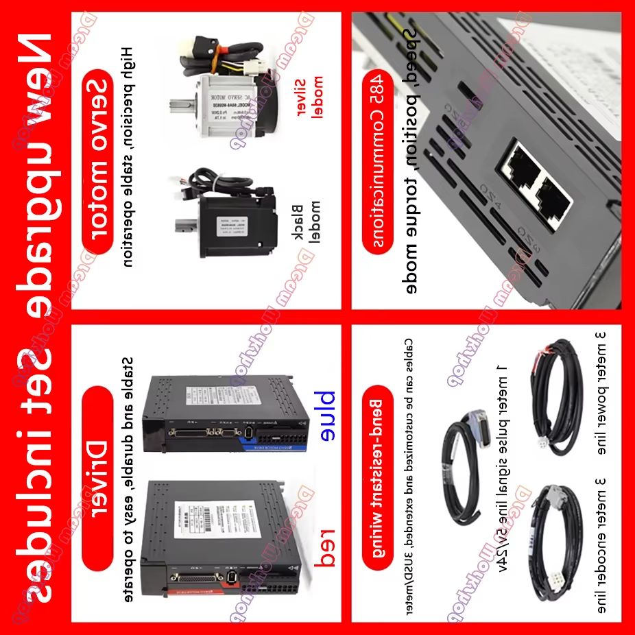 Zestaw serwonapędu 1KW/1.5KW/2 – Servo Kit recenzja i cena
