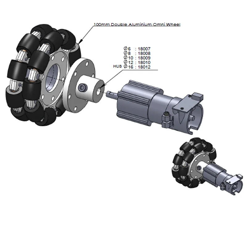 Koło aluminiowe o średnicy 4 c – Omni Wheel recenzja i cena