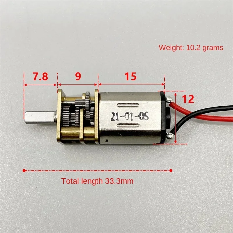 Silnik przekładniowy N20 DC 3V – Geared Motor recenzja i cena