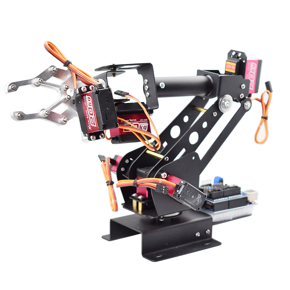 Ręka robota 6 DOF z chwytakiem – Robot Arm Metal recenzja i cena