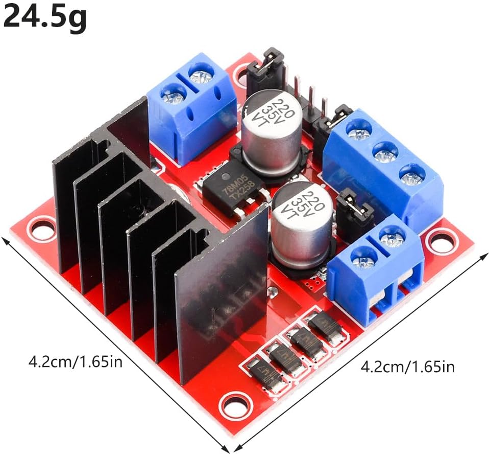Moduł sterownika L298N, silnik – L298N Module recenzja i cena
