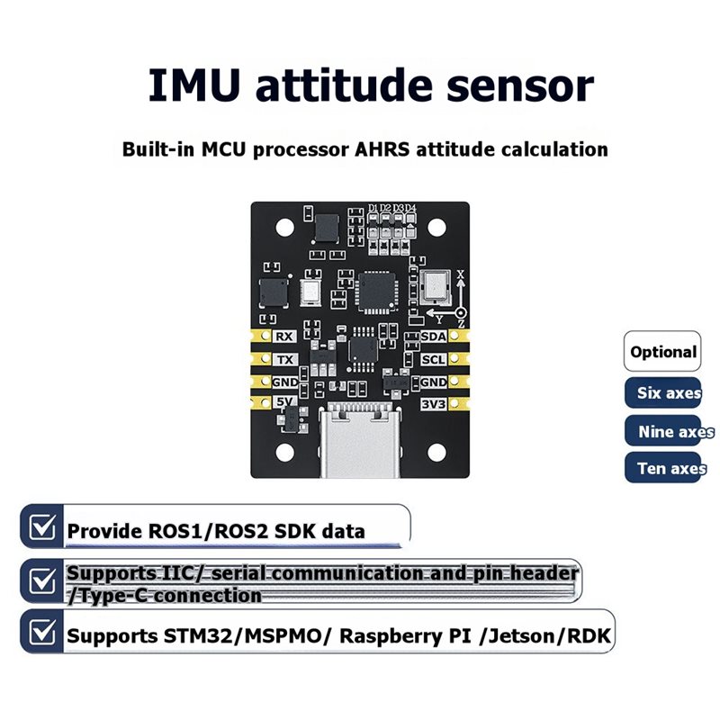 Moduł czujnika IMU z 10 osiami – Stm32 Robot recenzja i cena