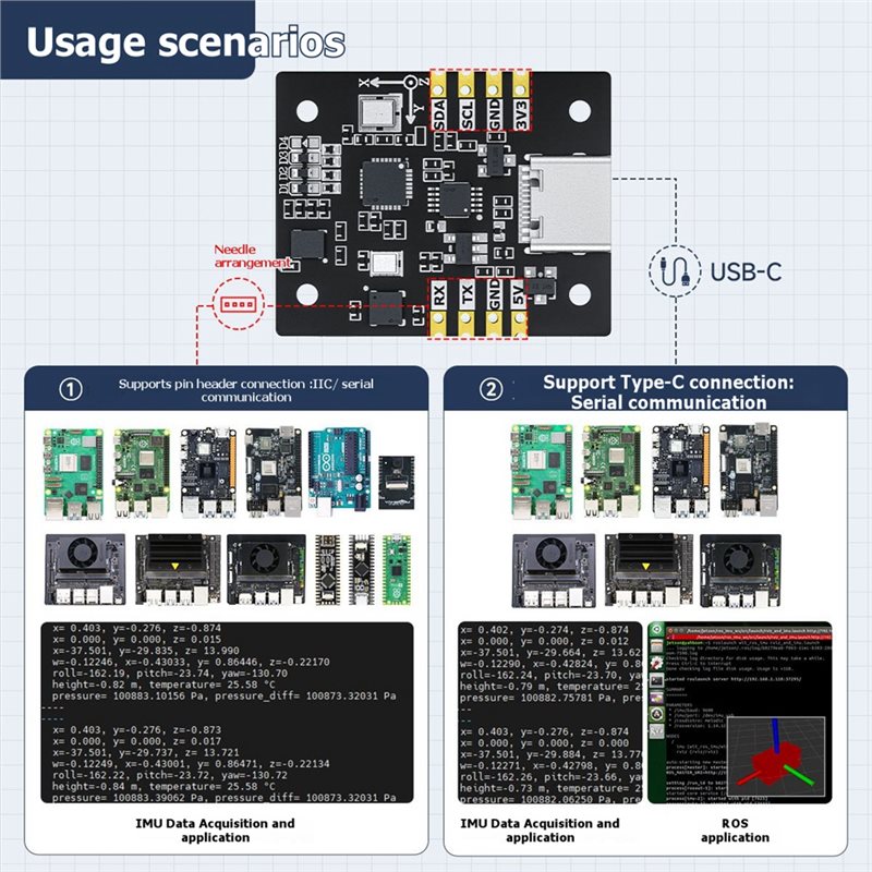 Moduł czujnika IMU z 10 osiami – Stm32 Robot recenzja i cena