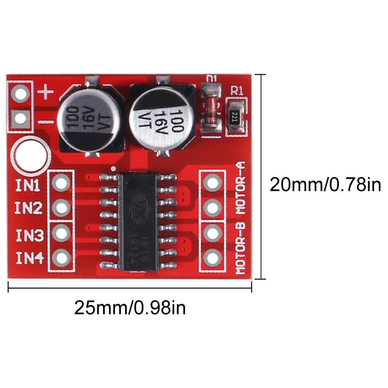 10PCS L298N Mini moduł sterown – L298N Module recenzja i cena