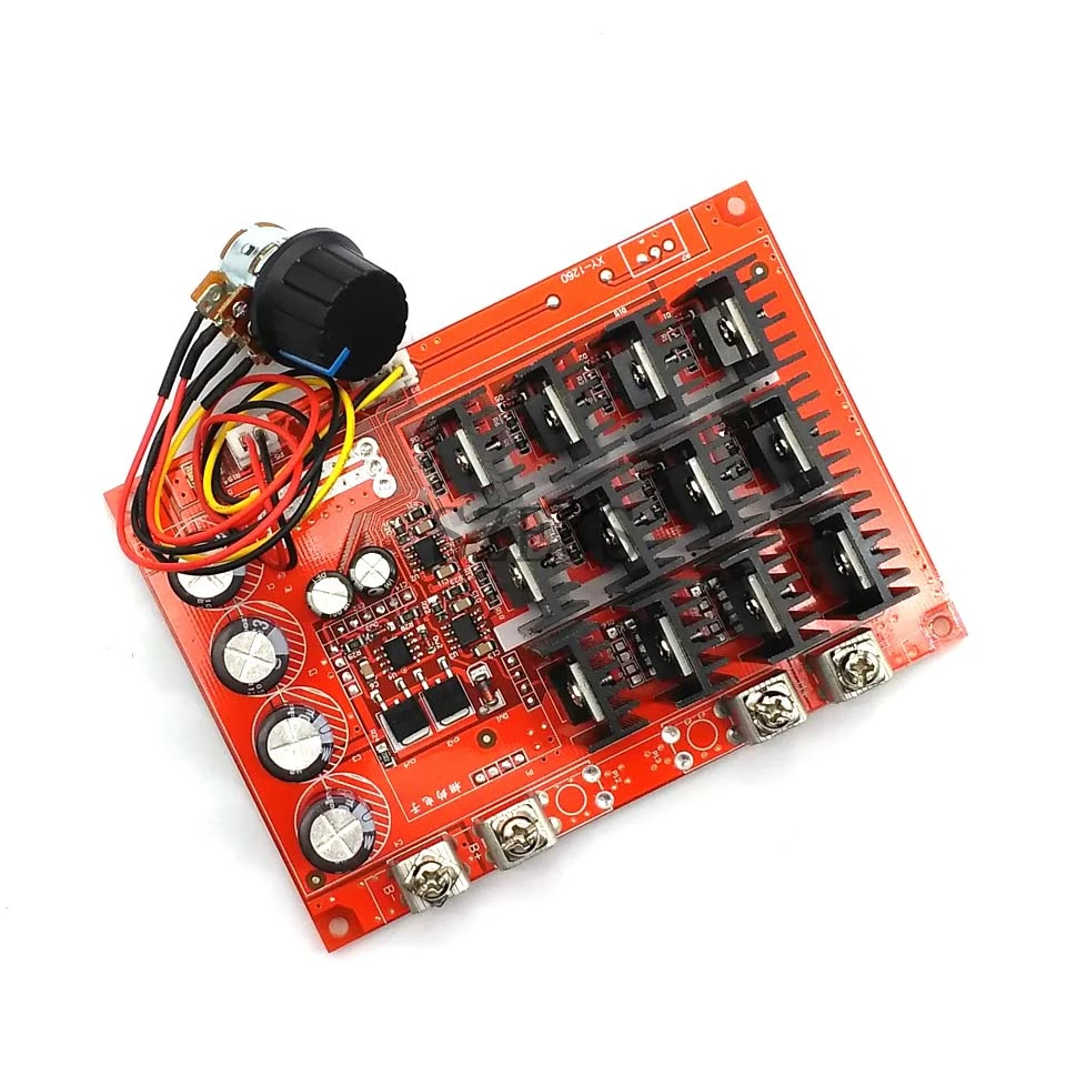 10-50V 60A Regulator obrotów s – Motor Driver Module recenzja i cena