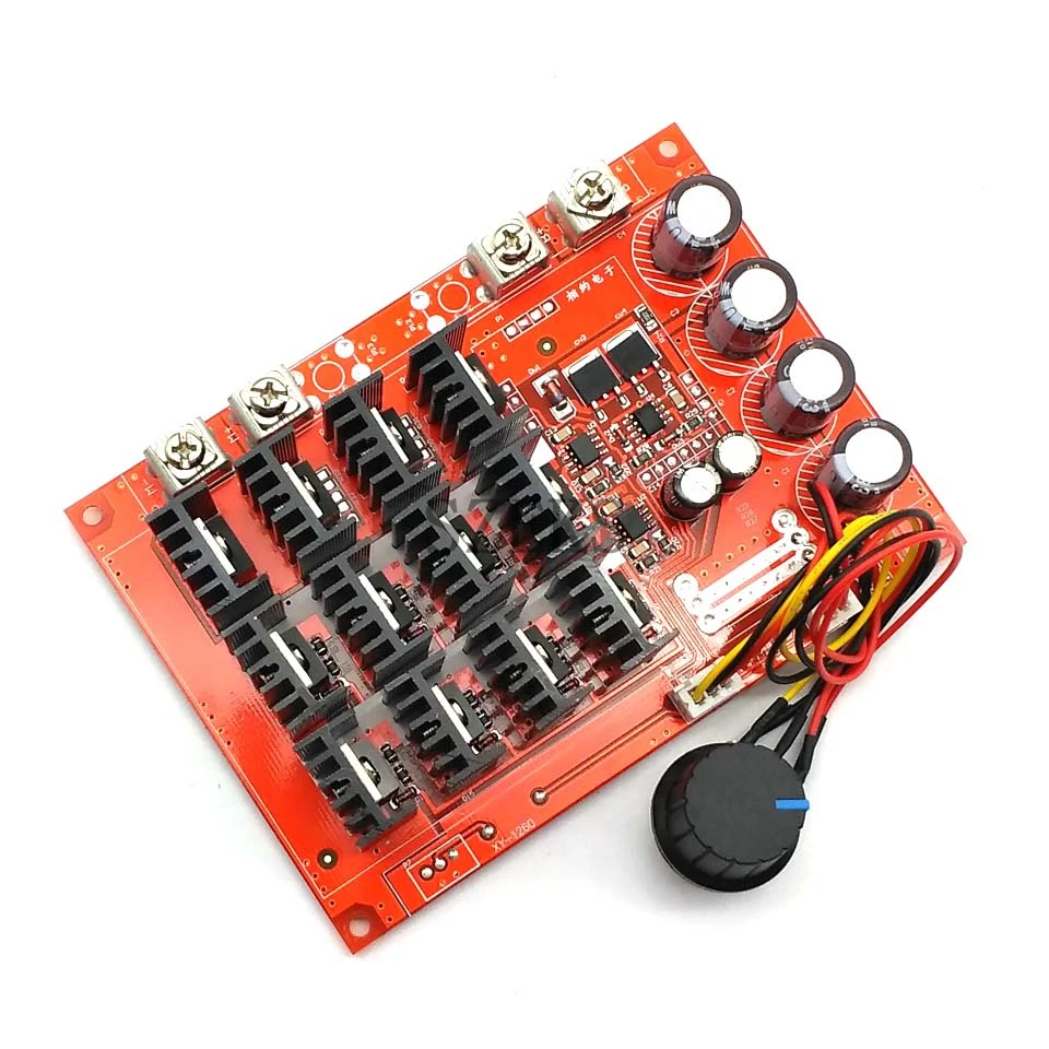 10-50V 60A Regulator obrotów s – Motor Driver Module recenzja i cena