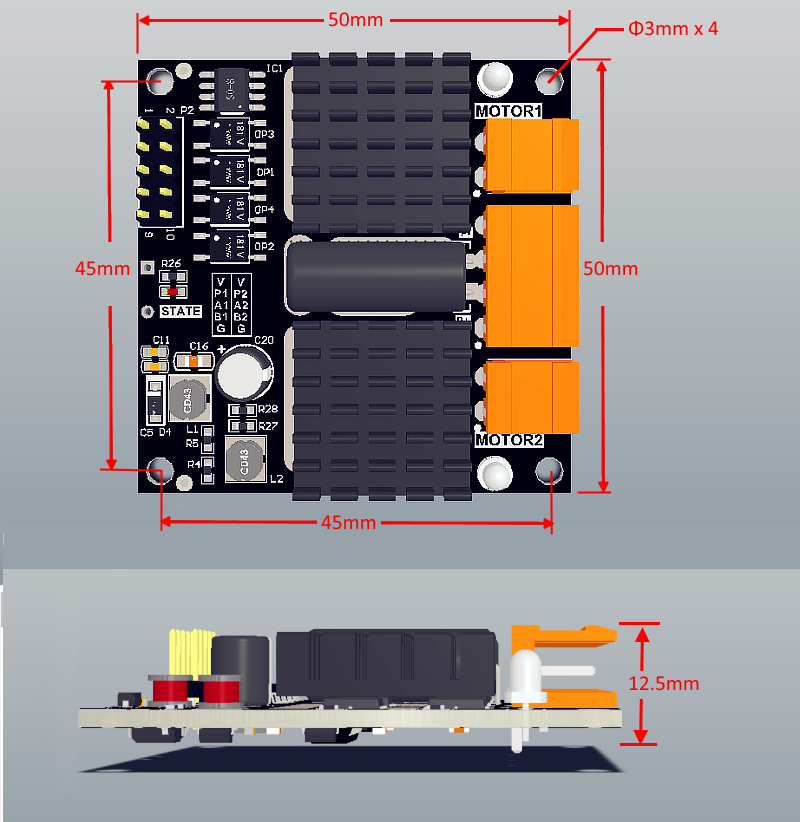 Arduino 24V płyta sterownicza  – Motor Driver Module recenzja i cena