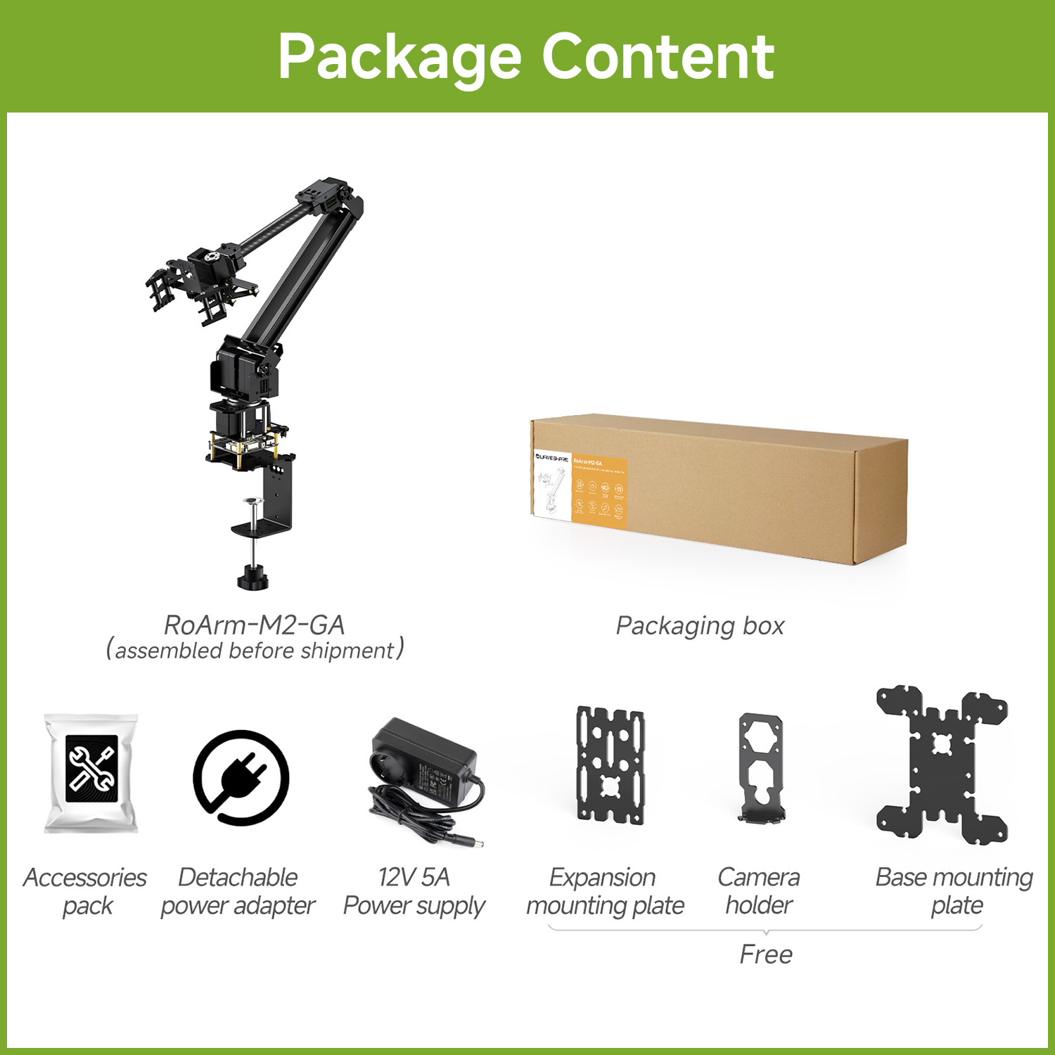 Zestaw robota stacjonarnego z  – Robot Arm Kit recenzja i cena