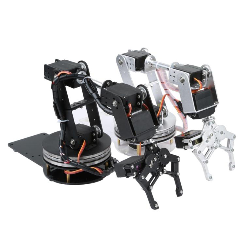 Srebrne ramię robota 6 DOF z o – Robot Arm Kit recenzja i cena