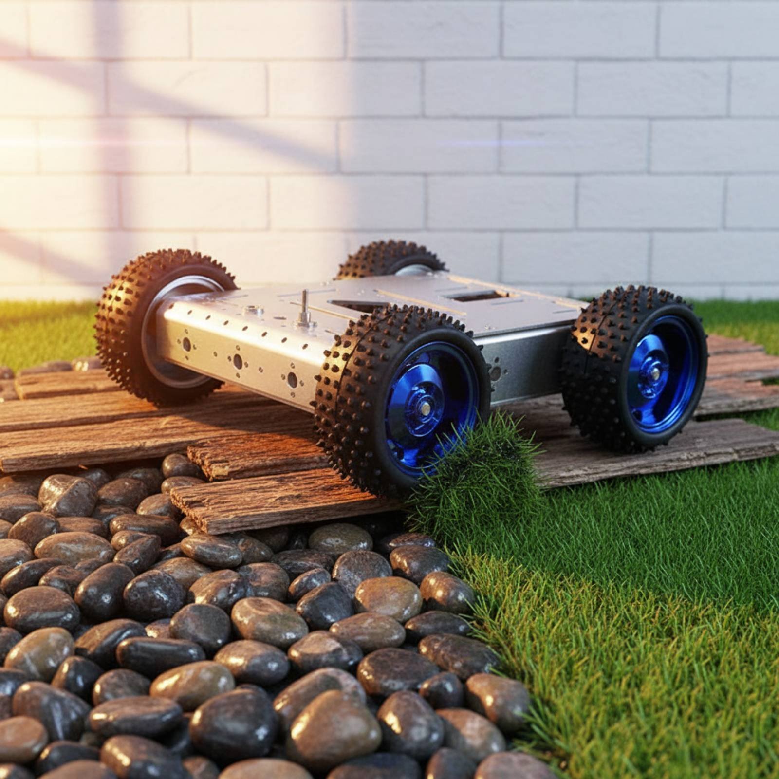 Podwozie inteligentnego samoch – Robot Chassis recenzja i cena