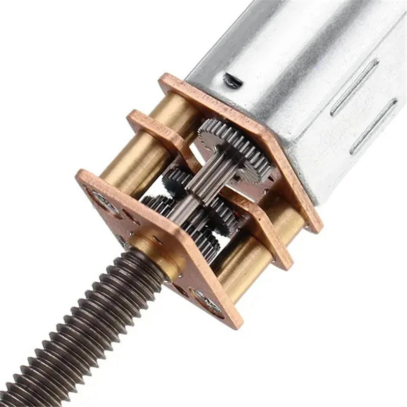 Silnik DC z enkoderem i gwinto – Geared Motor recenzja i cena