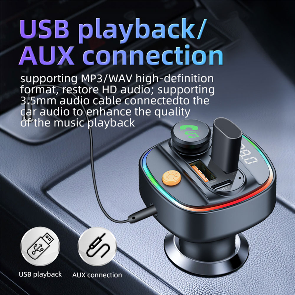 Transmiter FM Bluetooth 5.4 Ze – Robot Bluetooth Car recenzja i cena