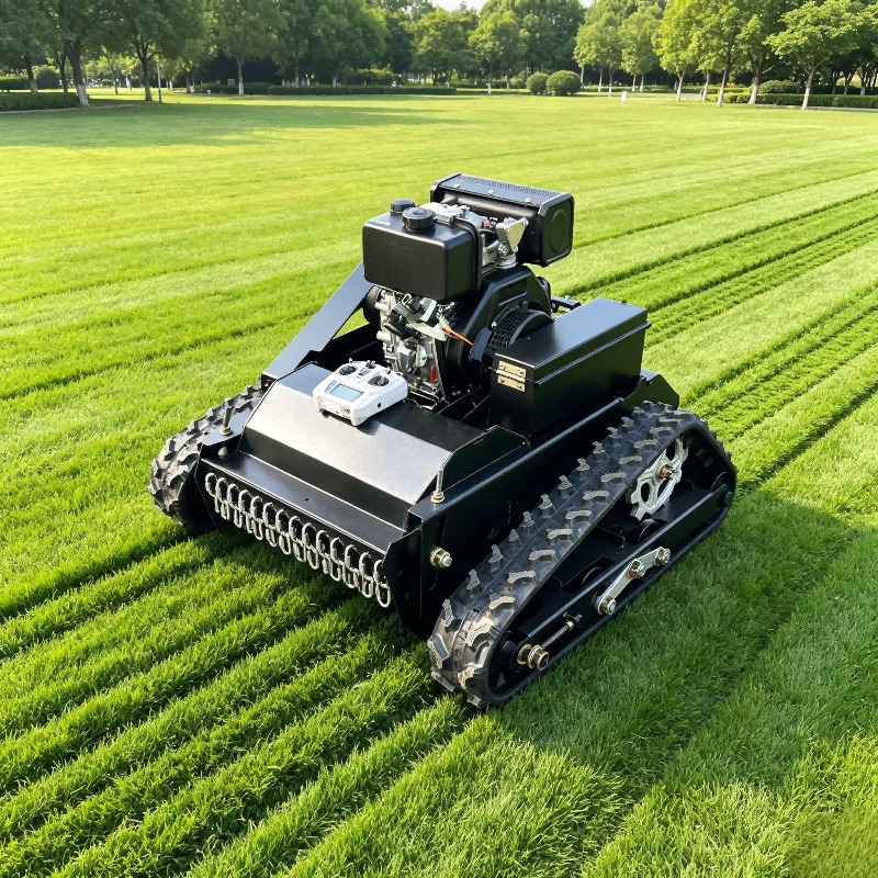 Kosiarka robotyczna gąsienicow – Robot Track recenzja i cena