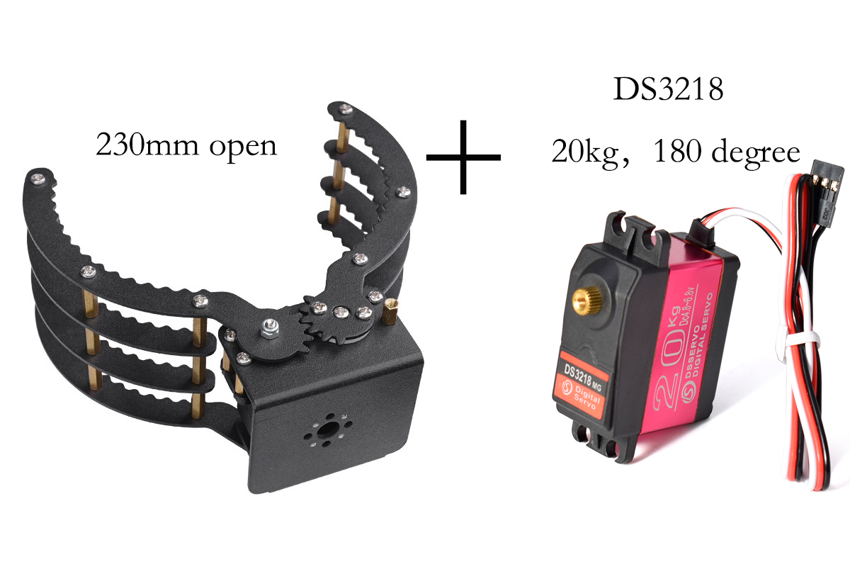 Mechaniczne chwytaki z otworem – Robot Arm Kit recenzja i cena