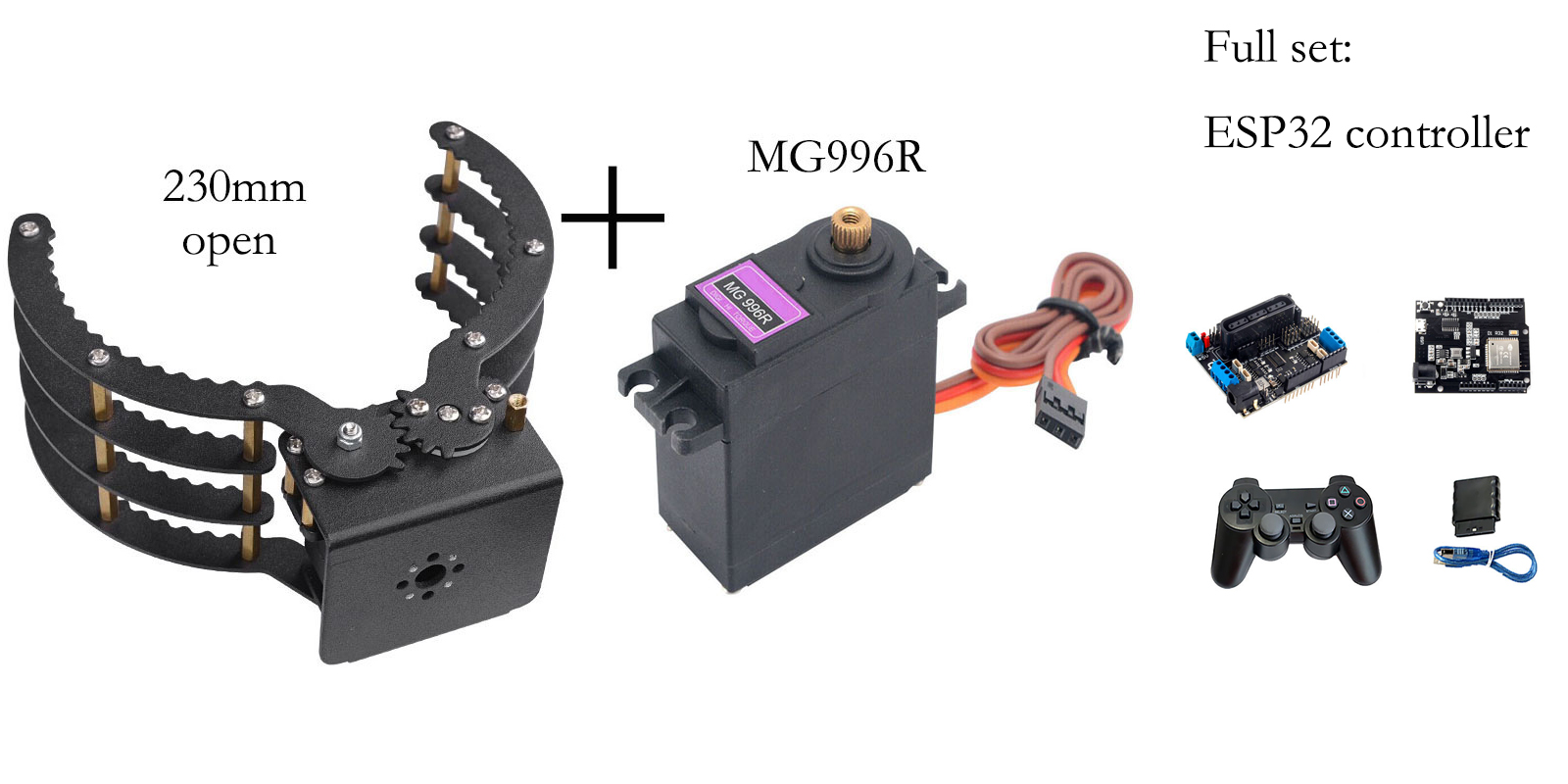 Mechaniczne chwytaki z otworem – Robot Arm Kit recenzja i cena