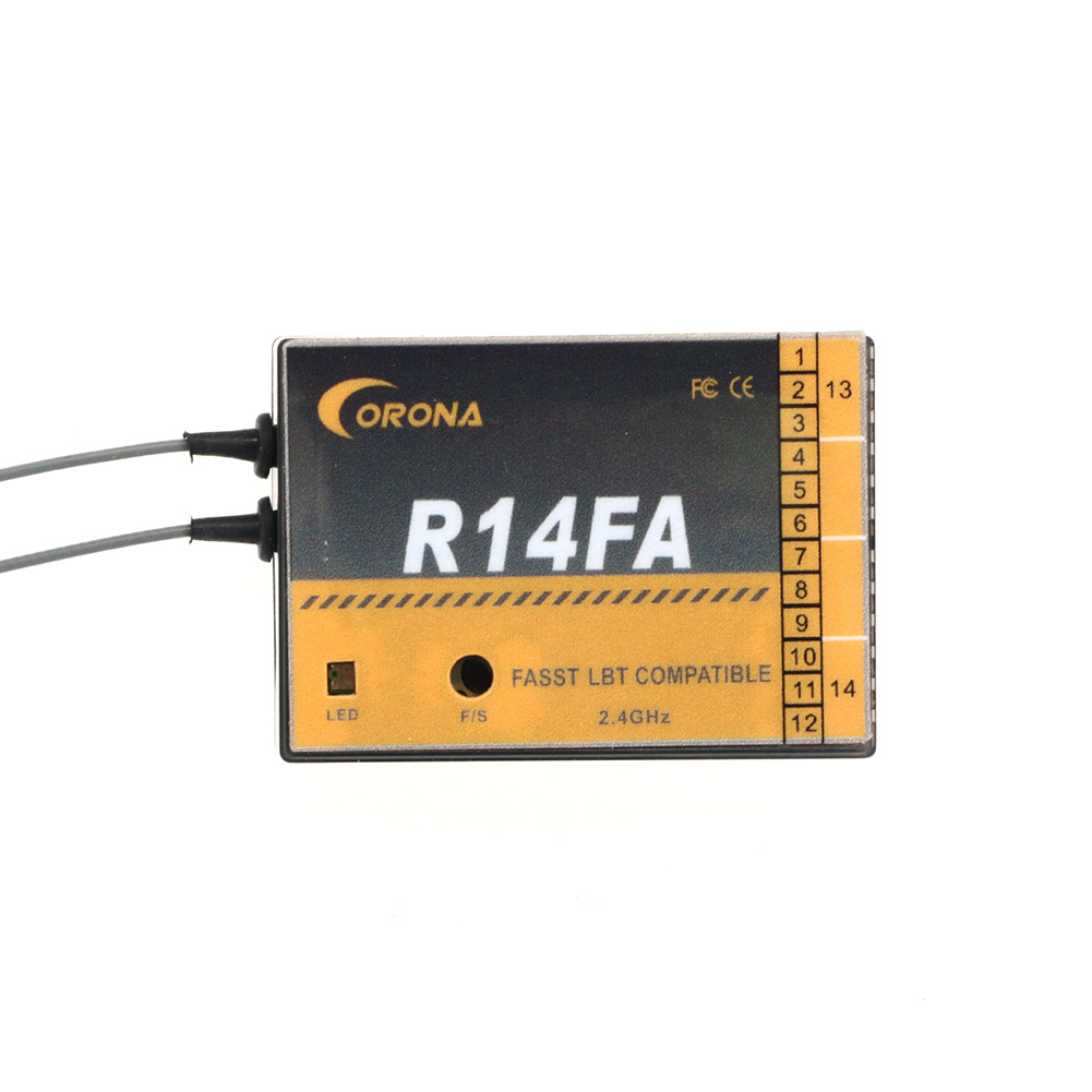 Odbiornik Corona R14FA 14-kana – Micro Servo recenzja i cena