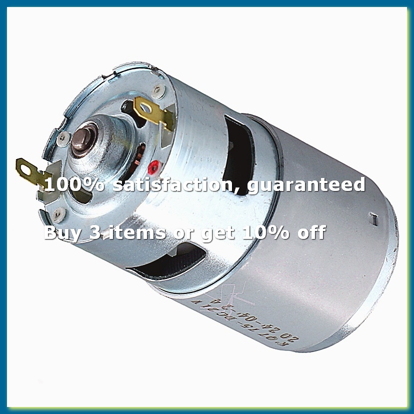 Silnik szczotkowy 775 DC 21V,  – Dc Motor recenzja i cena