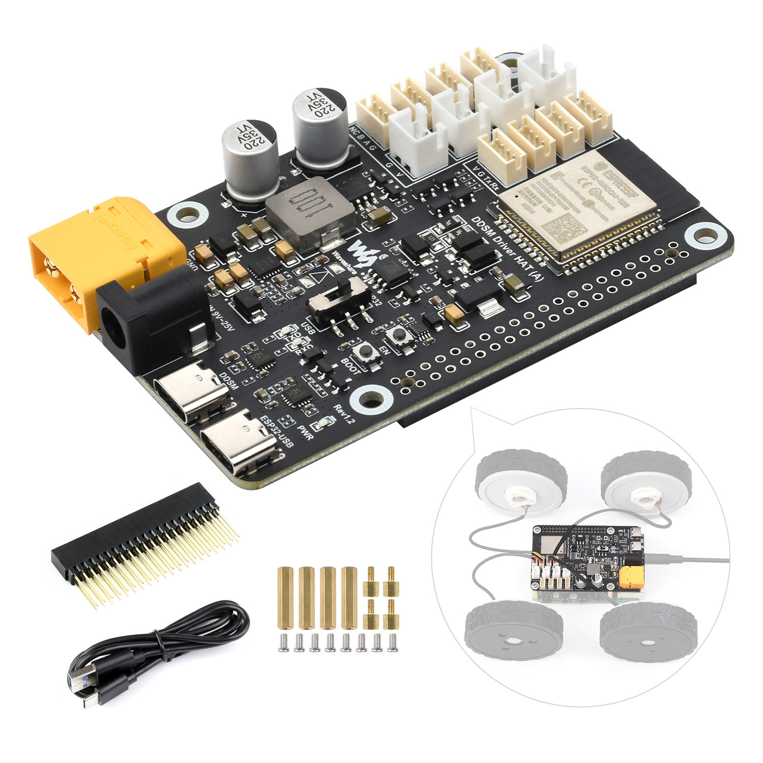 Płytka sterownika serwomotorów – Motor Driver Module recenzja i cena