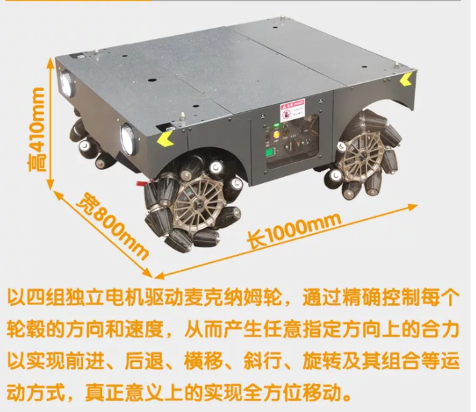 Transport na placu budowy, obr – Robot Chassis recenzja i cena